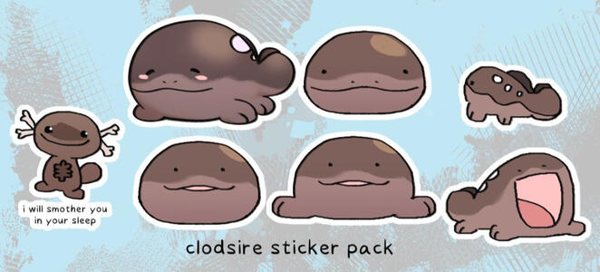 clodsire sticker pack