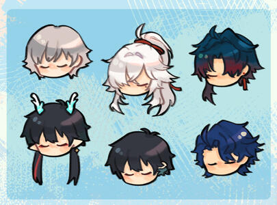 sleepy hsr stickers